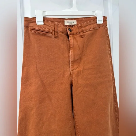 Madewell wide leg cropped pants - Picture 4 of 8